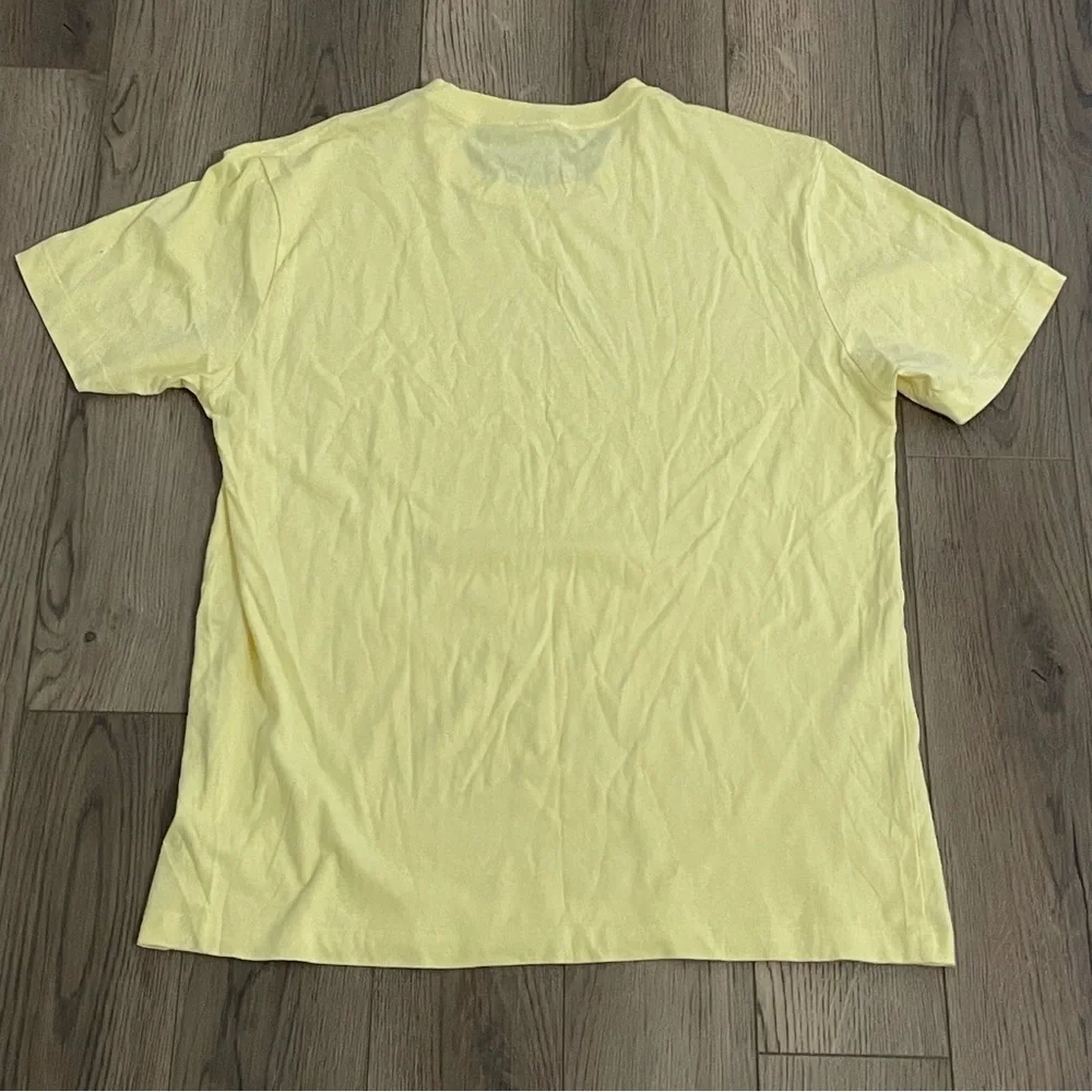 True Religion Yellow T-Shirt‎ All Over Logo Print